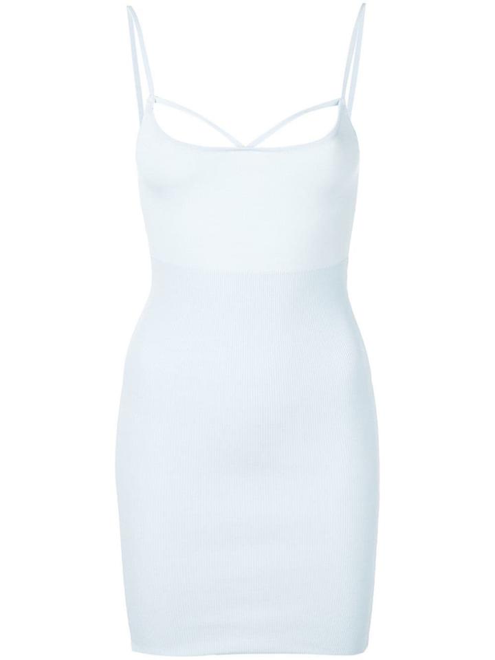Jacquemus Fitted Sleeveless Dress - Blue