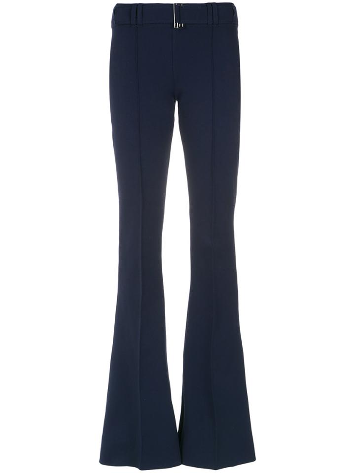 Gloria Coelho Flared Trousers - Blue