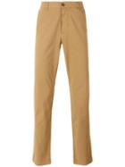 Kenzo Casual Trousers, Men's, Size: 48, Brown, Cotton/spandex/elastane