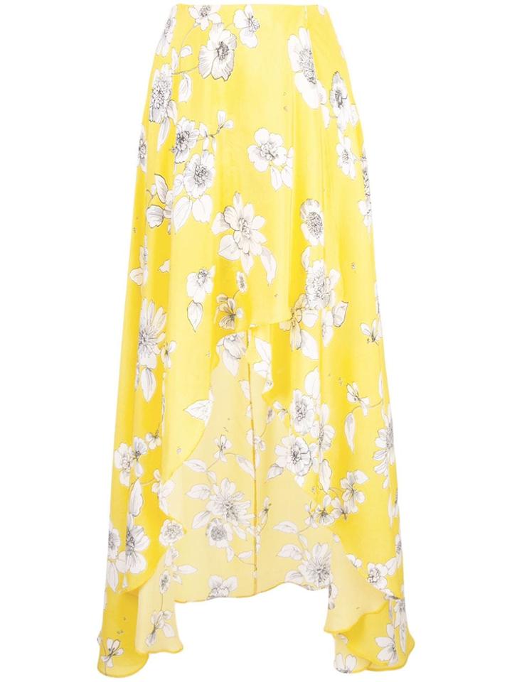 Alice+olivia Kirstie Flared Skirt - Yellow