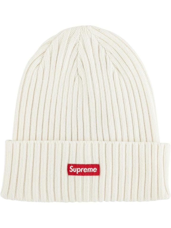 Supreme Overdyed Ss19 Beanie - White