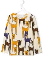 Mini Rodini 'roe Deer' T-shirt, Girl's, Size: 11 Yrs, Brown