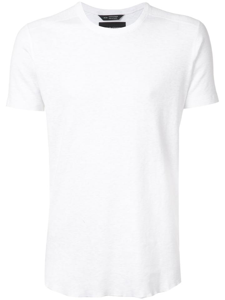 Wings+horns Round Neck T-shirt - White