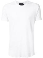 Wings+horns Round Neck T-shirt - White