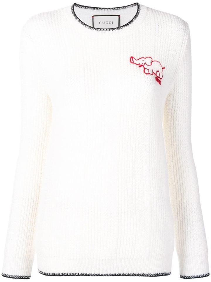 Gucci Classic Knit Jumper - White