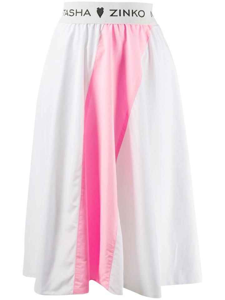Natasha Zinko Pleated Skirt - White