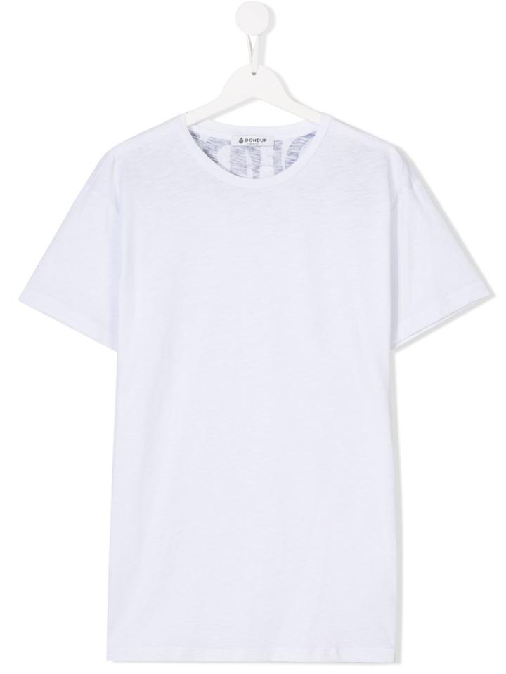 Dondup Kids Logo Printed T-shirt - White