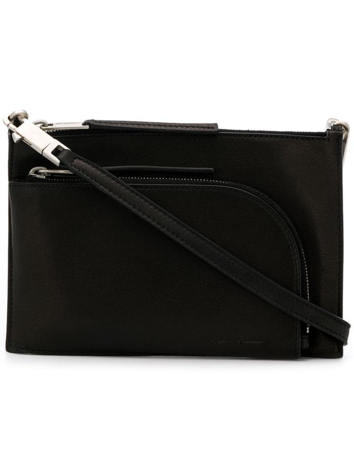 Rick Owens Multi-zip Crossbody Bag - Black