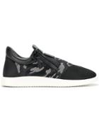 Giuseppe Zanotti Design Logo Plaque Sneakers - Black