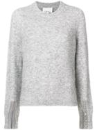 3.1 Phillip Lim Embellished-cuff Jumper - Grey