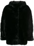 Simonetta Ravizza Fur Detail Jacket - Black