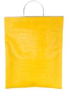 Marques'almeida Oversize Foldover Clutch - Yellow & Orange