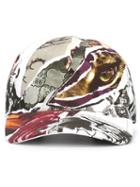Just Cavalli Abstract Collage Print Cap