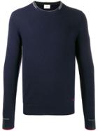 Peuterey Stripe Detailed Jumper - Blue