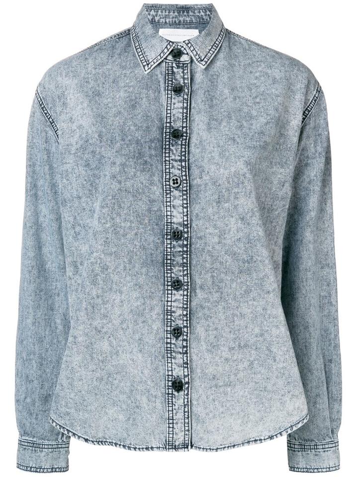 Victoria Victoria Beckham Boyfriend Shirt - Blue