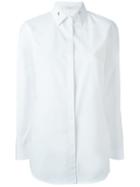 Givenchy Collar Stiffener Shirt, Women's, Size: 40, White, Cotton