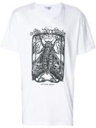 Alexander Mcqueen Moth Print T-shirt - White