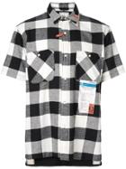 Maison Mihara Yasuhiro Check Shirt With Layer - Black
