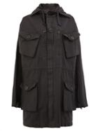 Faith Connexion 'do It' Print Coat, Women's, Size: Xs, Black, Cotton