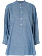 Joseph - Flared Shirt - Women - Cotton - 36, Blue, Cotton