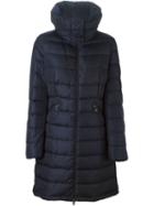 Moncler 'flamette' Padded Coat, Women's, Size: 5, Blue, Polyamide/feather Down