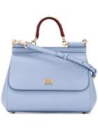 Dolce & Gabbana Medium Light Blue Sicily Shoulder Bag