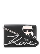 Karl Lagerfeld K/ikonik Shoulder Bag - Black