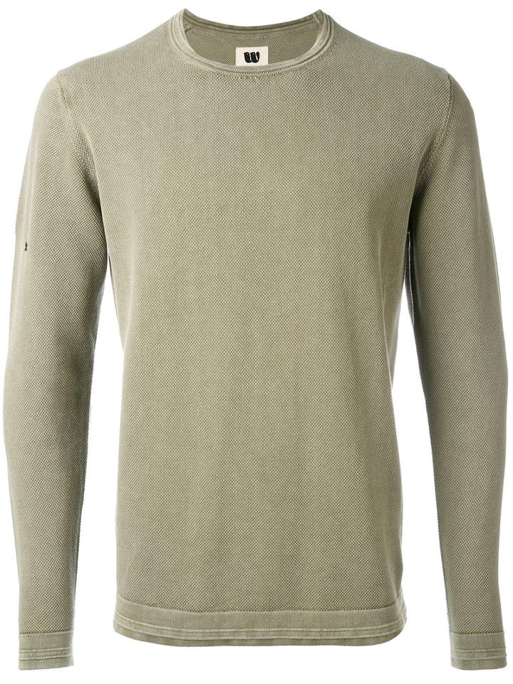Long Sleeve Sweater - Men - Cotton - 50, Green, Cotton, Weber + Weber