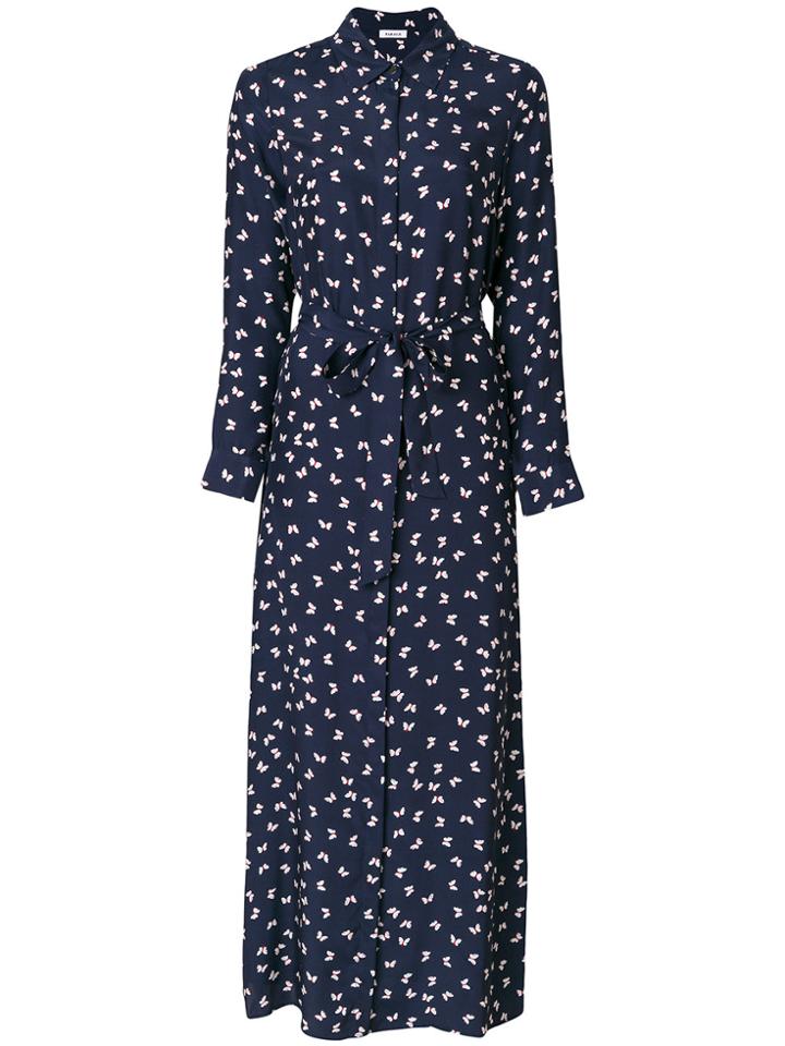P.a.r.o.s.h. Butterfly Maxi Dress - Blue