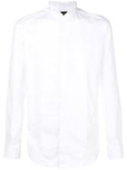 Emporio Armani Lined-bib Formal Shirt - White