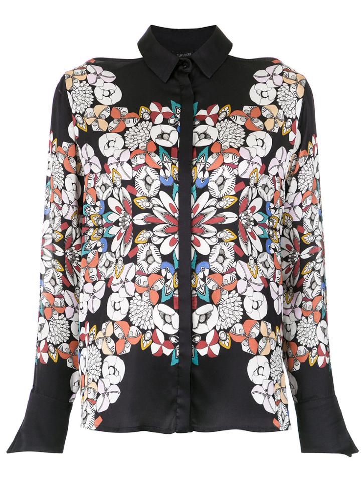 Tufi Duek Floral Cut Out Shirt - Multicolour