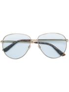 Gucci Eyewear Aviator Metallic Sunglasses