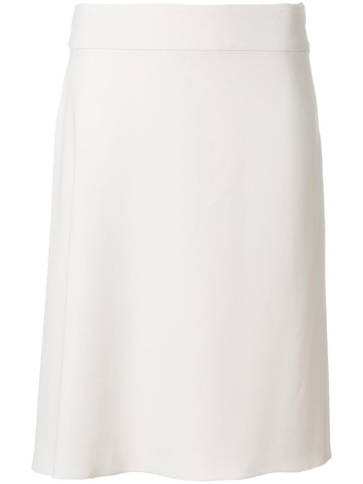 's Max Mara Draped Side Midi Skirt - Nude & Neutrals