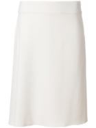 's Max Mara Draped Side Midi Skirt - Nude & Neutrals