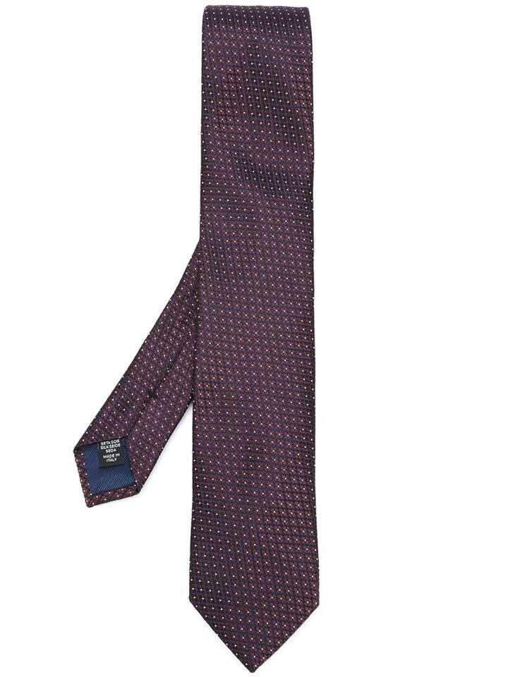Ermenegildo Zegna Geometric Pattern Neck Tie