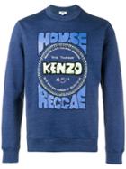 Kenzo - House Of Reggae Sweatshirt - Men - Cotton - M, Blue, Cotton