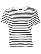 Atm Anthony Thomas Melillo Classic Jersey S/sstripeboytee Atm - White