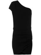 Iro One Shoulder Dress - Black