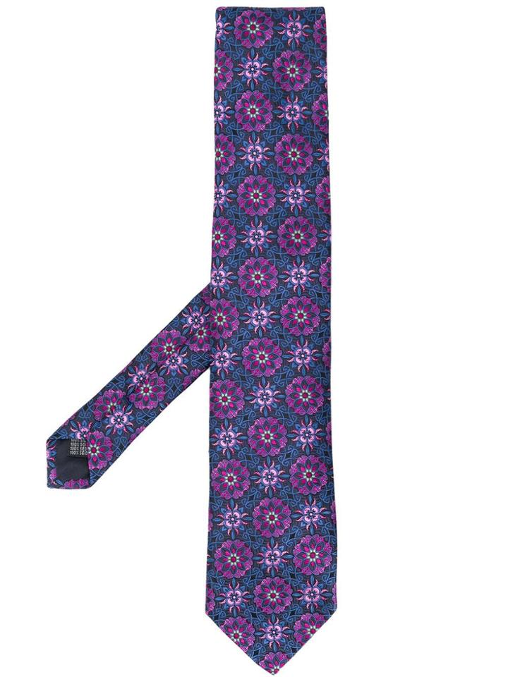 Gabriele Pasini All-over Pattern Tie - Blue