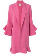 Pinko Open Front Coat - Pink & Purple