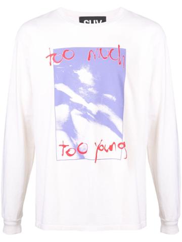 Luv Collections Too Much T-shirt - White