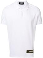 Dsquared2 Logo Patch Polo Shirt - White