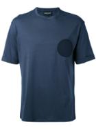 Emporio Armani - Logo Patch T-shirt - Men - Cotton - L, Blue, Cotton