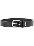 Ann Demeulemeester Classic Leather Belt - Black