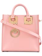 Mini 'albion' Tote Bag - Women - Calf Leather - One Size, Pink/purple, Calf Leather, Sophie Hulme