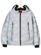 Ai Riders On The Storm Kids Teeen Structured Hood Jacket - Grey