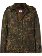 Cp Company Hooded Military Jacket - Green