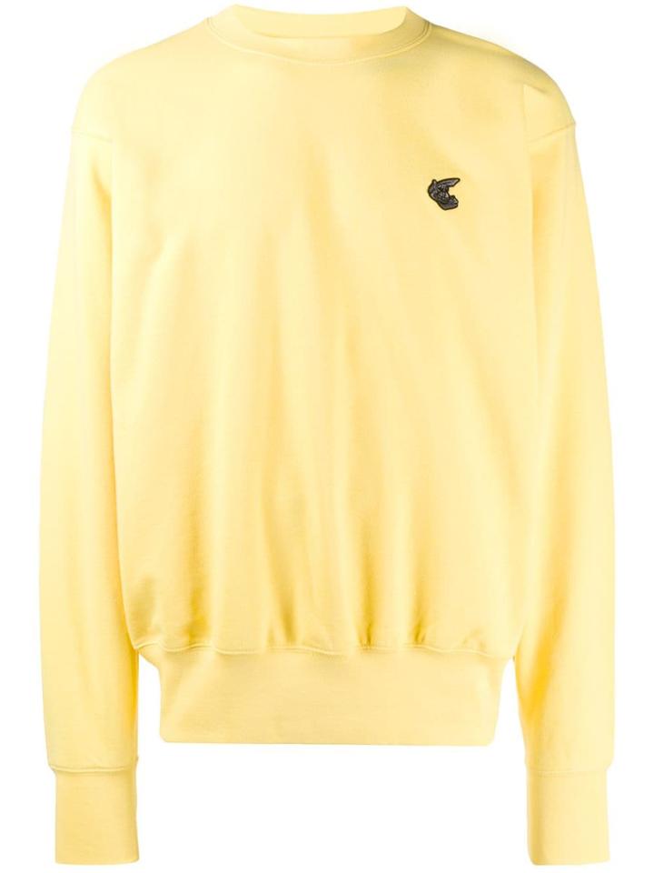 Vivienne Westwood Anglomania Embroidered Badge Sweatshirt - Yellow