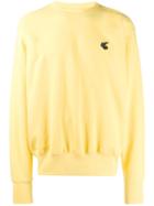 Vivienne Westwood Anglomania Embroidered Badge Sweatshirt - Yellow