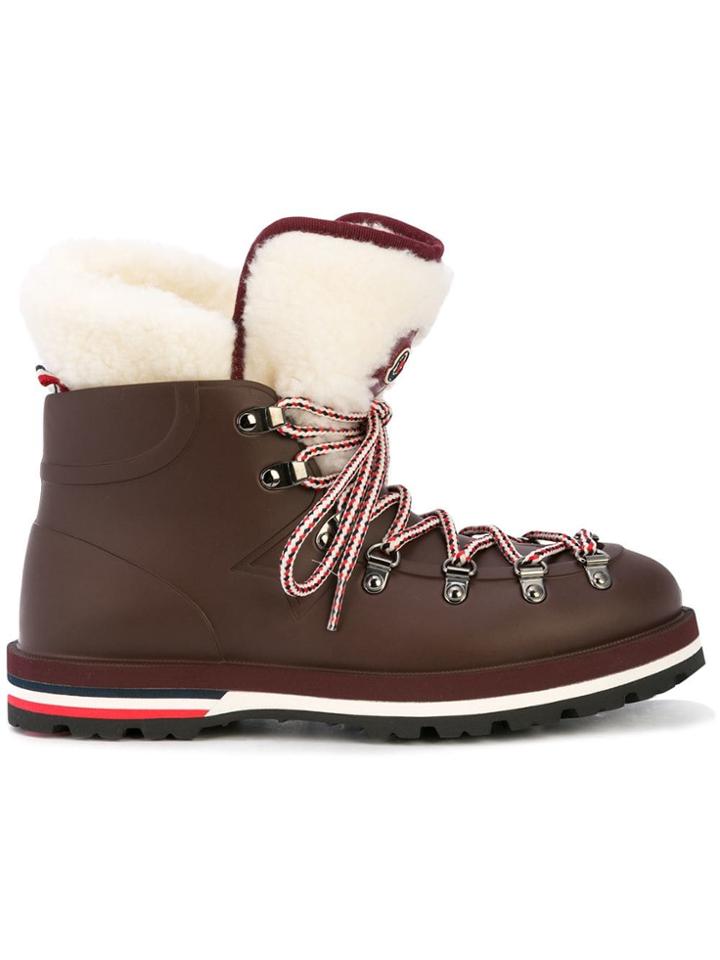 Moncler Moncler 2049800019z8 459 Brown Synthetic->acetate